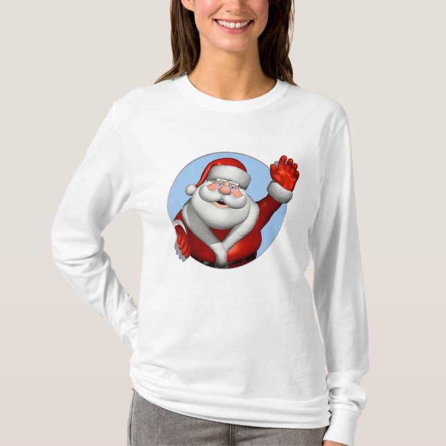 Femmes T-shirts du Père Noël (Devant)