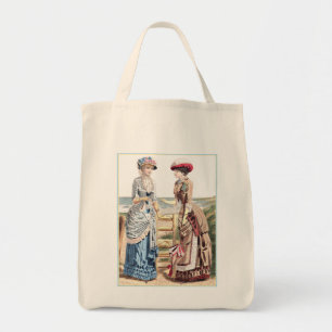 Femmes victoriennes sur le sac fourre-tout à cru