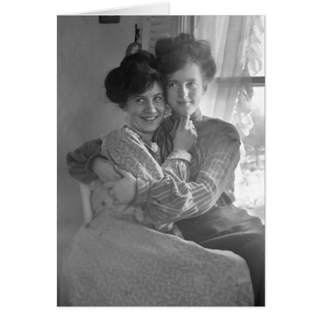 Femmes vintages amoureuses (Embrace) (Devant)