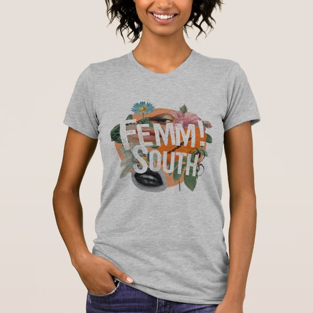 FemmSouth Collage-Shirt T-Shirt (Vorderseite)