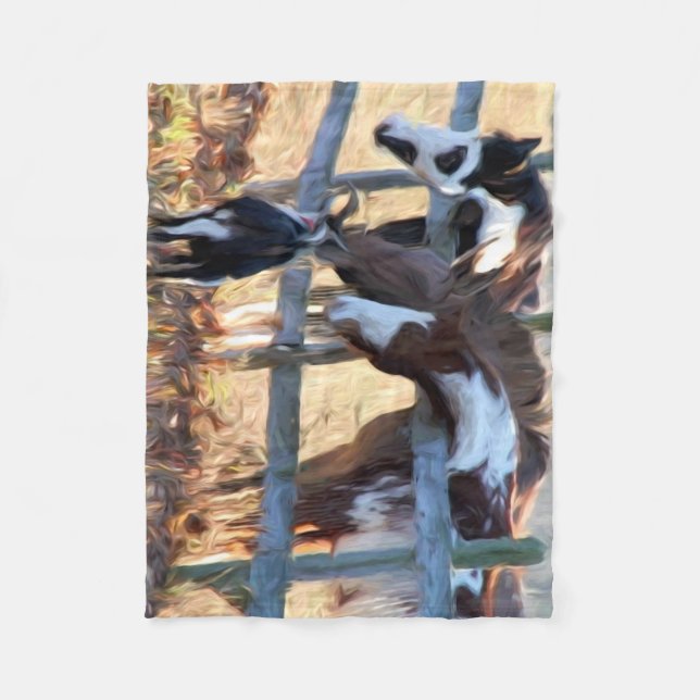 Fence Friends Fleecedecke (Vorderseite)
