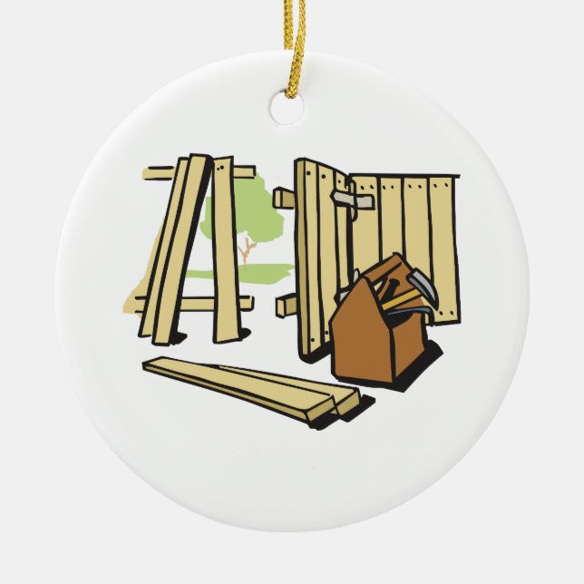 FENCE REPAIR KERAMIKORNAMENT (Vorne)