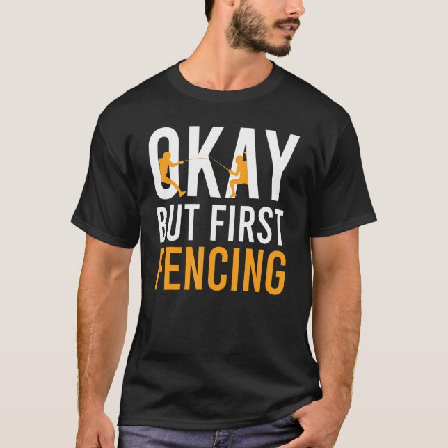 Fencer Fencing T-Shirt (Vorderseite)