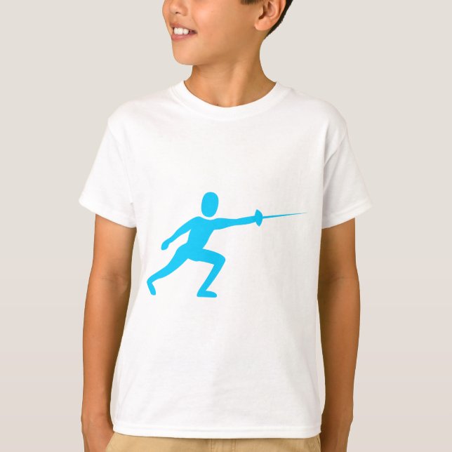 Fencing-Abbildung: Sky Blue T-Shirt (Vorderseite)