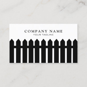 Fencing Company Business Card Visitenkarte