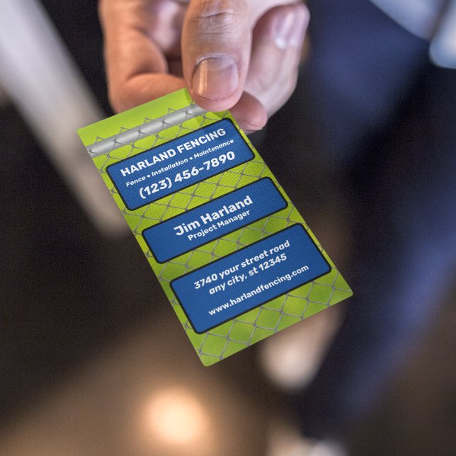 Fencing Company Visitenkarte (Von Creator hochgeladen)