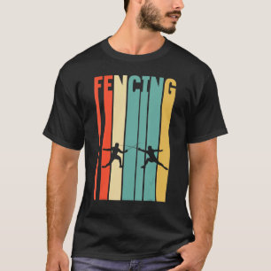 Fencing Fencing Vintag Epeze Schwert Fighter Foil  T-Shirt