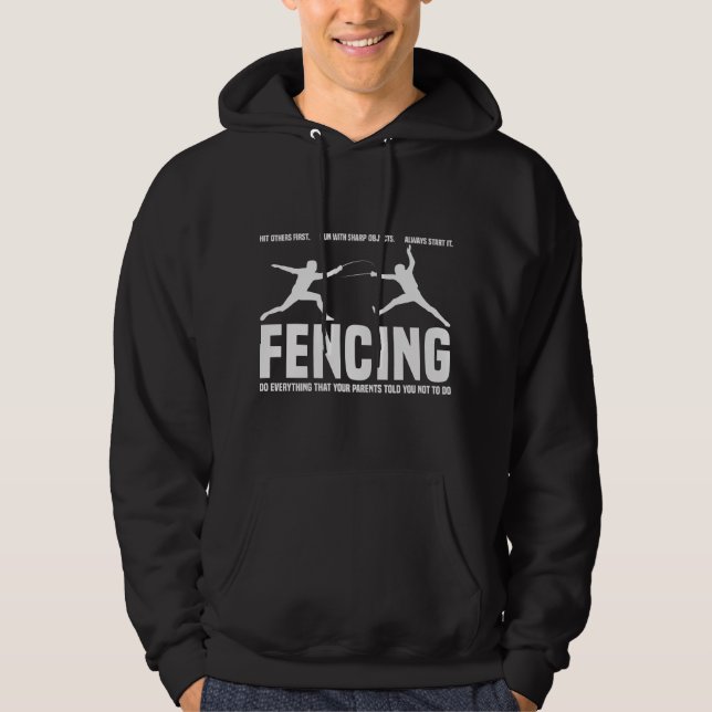 Fencing Hoodie (Vorderseite)