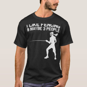 Fencing Men Fencer Schwertsport 1 T-Shirt