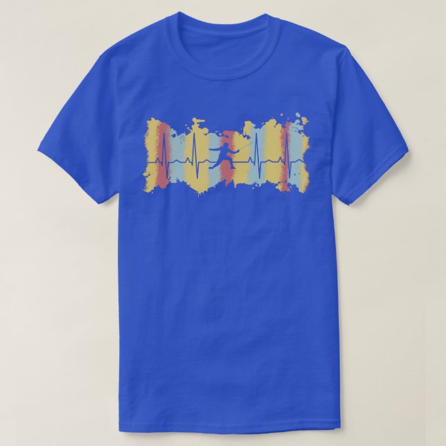 Fencing Retro Vintag T-Shirt (Design vorne)