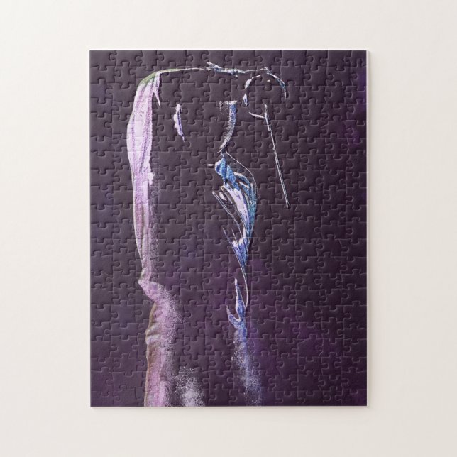 Fencing-Silhouette-Puzzle (Vertikal)