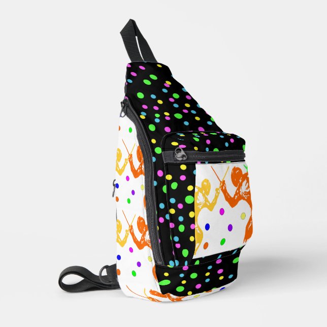 Fencing Sport Crossbody Bag (Linke Seite)