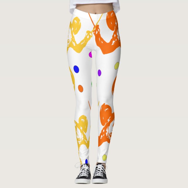 Fencing Sport Leggings (Vorderseite)