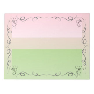 Fender Beauty Peony Large Notepad Notizblock