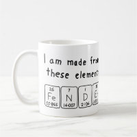 Fender Periodenname Tasse