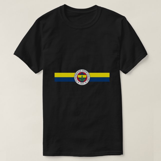 Fenerbahce Logo Klassischer T - Shirt (Design vorne)