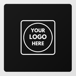 Fenêtre Autocollant personnalisé noir pour voiture   Logo 