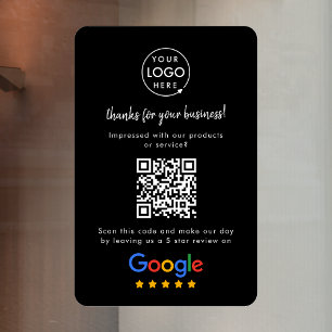 Fenêtre Autocollant pour Google Reviews Autocollant viny