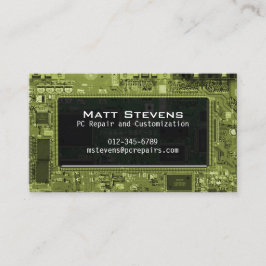 Fenêtre Circuits du Carte de visite de réparation 