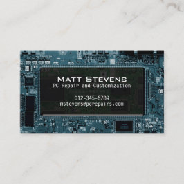 Fenêtre Circuits du Carte de visite de réparation 