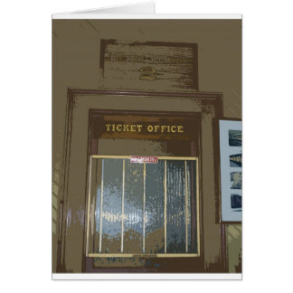 Fenêtre de billet de station de train