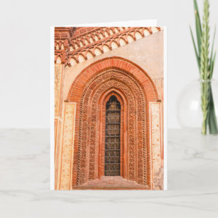 FENÊTRE DE LA CARTE D'ACCUEIL DE STYLE GOTHIQUE