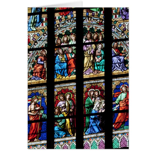 Fenêtre en verre coloré 1/3 (Devant)