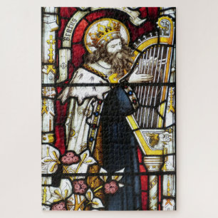 Fenêtre en verre de David Roi Puzzle Puzzle