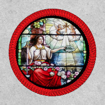 Fenêtre en verre tendu Illustré Église religieuse