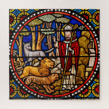 Fenêtre en verre tendu St. Francis Puzzle