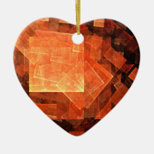 Fenêtre Lumière Ornement Coeur Art Abstrait
