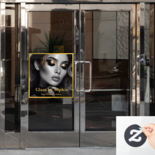 Fenêtre Maquilleuse de Luxe Autocollant pour Porte – Conce