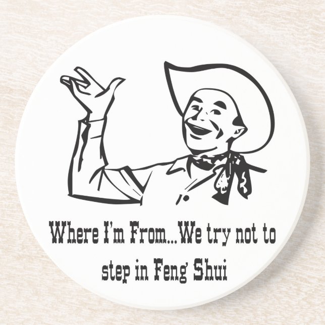Feng Shui Humorvolle Untersetzer (Vorne)