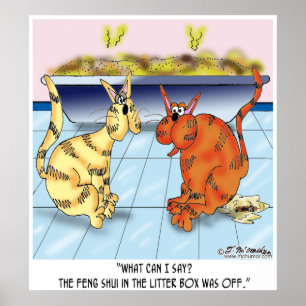 Feng Shui in der Litterbox ist aus Poster
