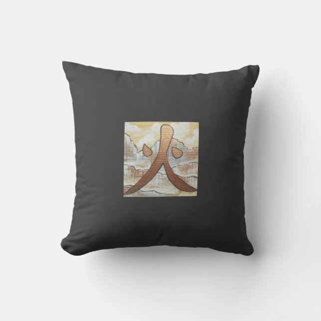 Feng Shui orientalischer Entwurf des Kissen (Vorderseite)