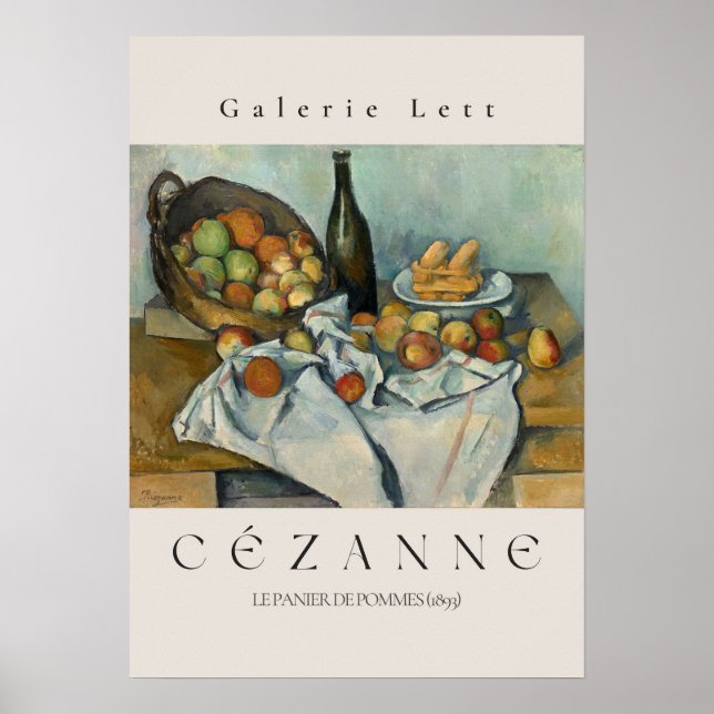 Feng Shui Überfluss & Ernte | Paul Cezanne Poster (Vorne)