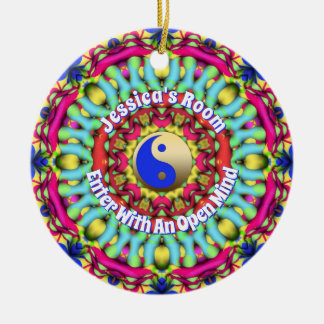 Feng Shui Yin Yang Mandala Room Hängeeinrichtung Keramik Ornament