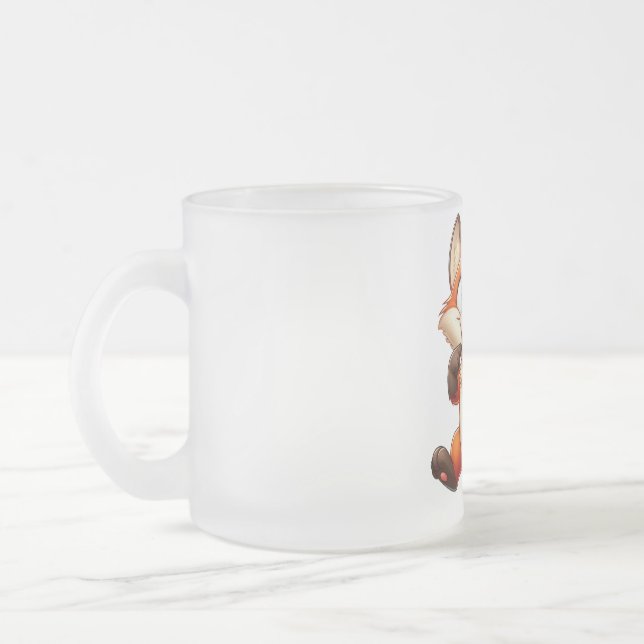 Fennec Explorer Columbus Day-Tasse Mattglastasse (Links)
