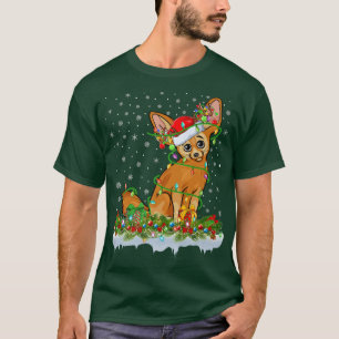 Fennec Fo Lover Matching Xmas Lighting Fennec Fo C T-Shirt