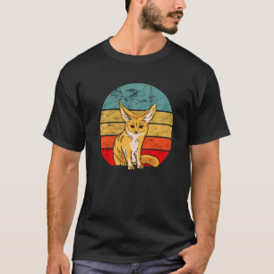 Fennec Fox Animal Fennec Fox Eigentümer Retro Vint T-Shirt