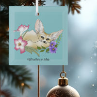 Fennec Fox Blume Niedlich