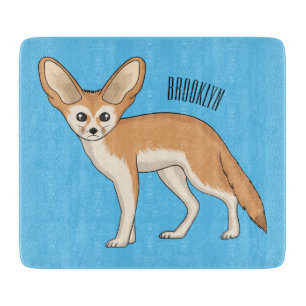 Fennec fox Cartoon Illustration Schneidebrett