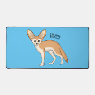 Fennec fox Cartoon Illustration Schreibtischunterlage