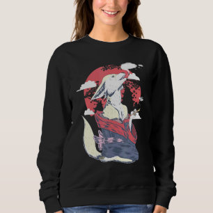 Fennec Fox Japanisch Art Harajuku Retro Ästhetik C Sweatshirt