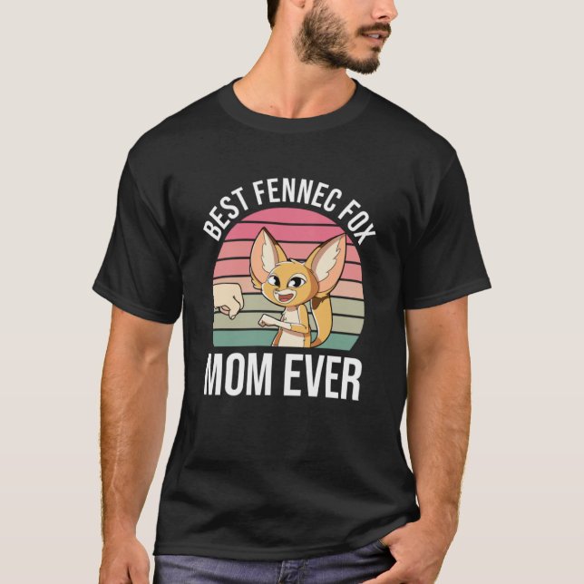 Fennec Fox Mama Fennec Fox T-Shirt (Vorderseite)