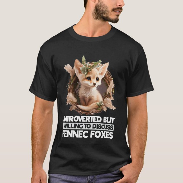 Fennec Fox Niedliche Fennic Foxes Fenee Animal Fox T-Shirt (Vorderseite)