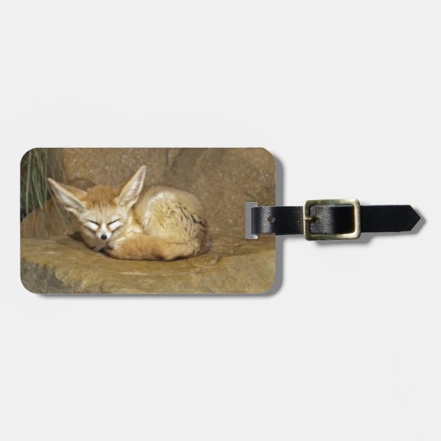 fennec Fuchs Gepäckanhänger (Vorderseite horizontal)