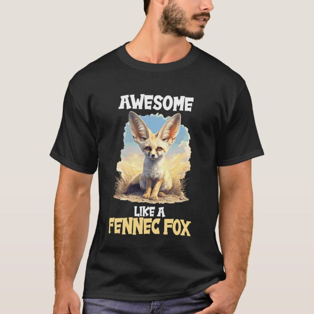 Fennek Füchse Fennek Fuchs T-Shirt (Vorderseite)