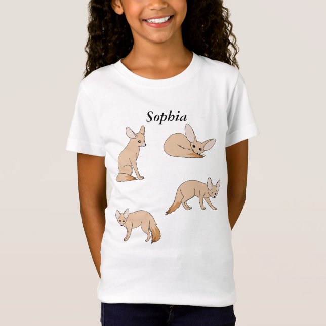 Fennekfüchse T-Shirt (Vorderseite)