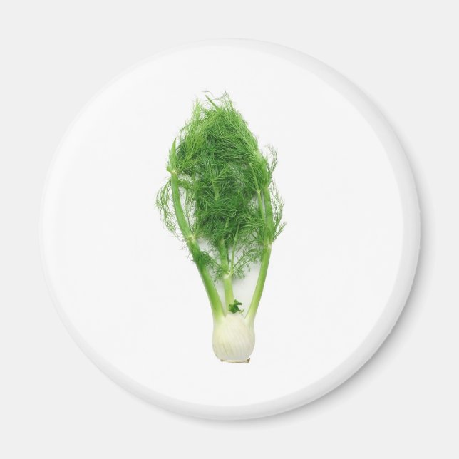 Fennel-Blatt und -Birne Magnet (Vorne)